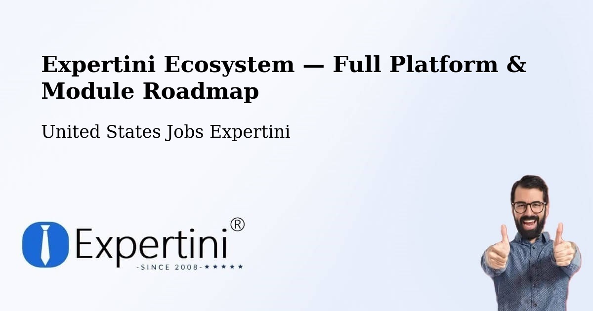 Expertini Ecosystem — Full Platform & Module Roadmap – Pooler